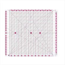 Quiltlineal 12,5 x 12,5 Zoll, geschlitzt