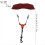 Adjustable Universal Saxophone Neck Strap with Snap Hook, 6