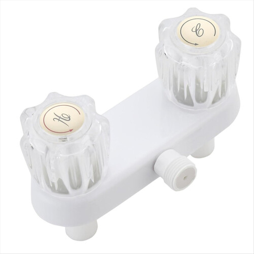 Robinet de douche de remplacement pour camping-car avec double bouton