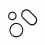 Oliepomp afdichtring, O-ring, voor Accord, . 3