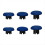 8PCS Thumbsticks Swap Thumb Sticks Joysticks Replacement Red 7