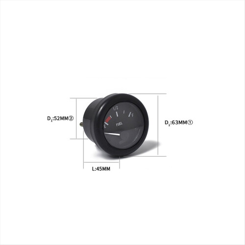 52 mm universele oliedrukmeter met lichtsensor 1
