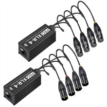 Cavo di estensione audio e di rete XLR a 4 canali A