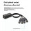 Extensor de cabo de rede e áudio XLR de 4 canais A 6