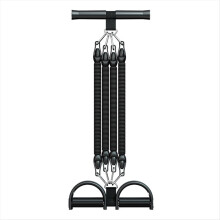 Equipamento de Exercício com Faixa Elástica Abdominal e Corda de Tensão de Pedal de 100 Libras