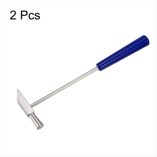 Martelo de metal pequeno de dupla face, formato triangular redondo de 8 polegadas. 2