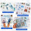 Conjunto de 100 adesivos de inverno para scrapbooking. 3