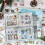 Conjunto de 100 adesivos de inverno para scrapbooking. 2