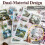 Αυτοκόλλητα λευκωμάτων για scrapbooking, αυτοκόλλητα Washi για ημερολόγιο, A 7