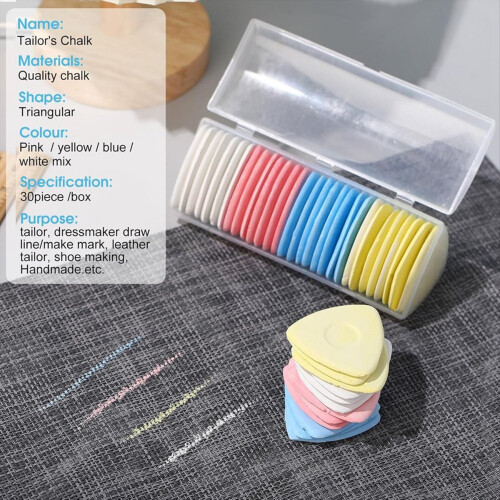 Triangle Tailors Chalks Naaistofkrijt en Stofmarkers 2