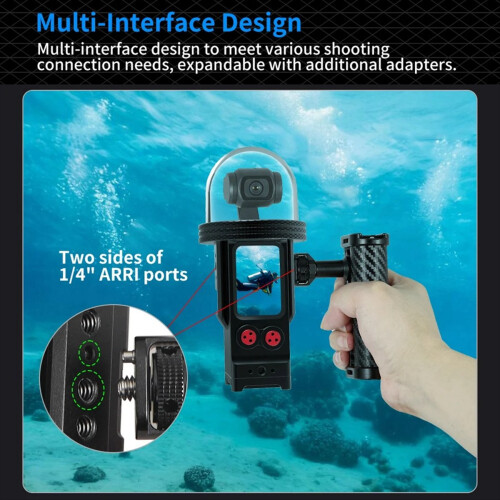 Capa à prova d'água para câmera gimbal Pocket 3 1