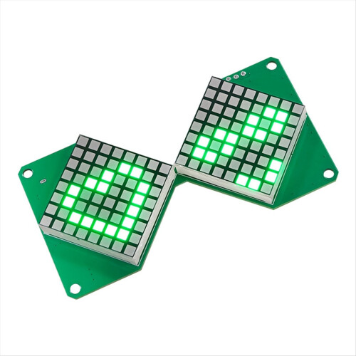 Módulo de ampulheta eletrônica LED DIY, relógio de areia digital.