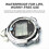 Professionele metalen lichtgevende digitale stopwatchtimer 0,001s 100 sporen 4