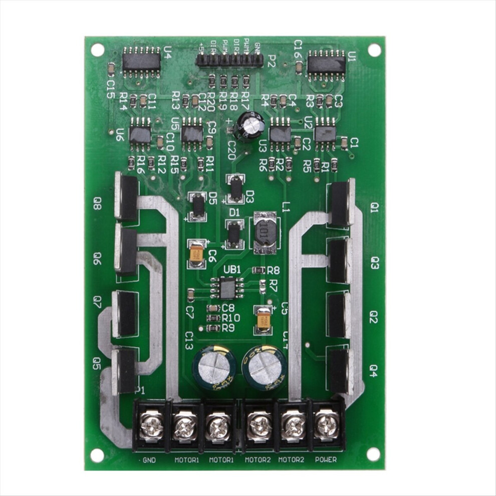 Dual Motor Driver Module Board H-Bridge Dc Mosfet Irf3205 3-36V 10A 4852883887164