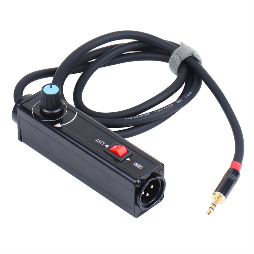 3.5 to XLR Audio Isolator Converter Notebook to Mixer Control Volume