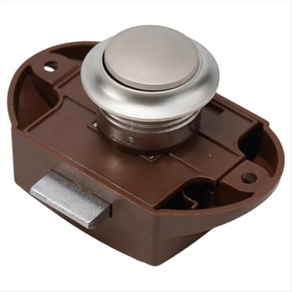 Push Button Cabinet Latch Lock Zinc Alloy Drawer Knob Catch 4852883895732