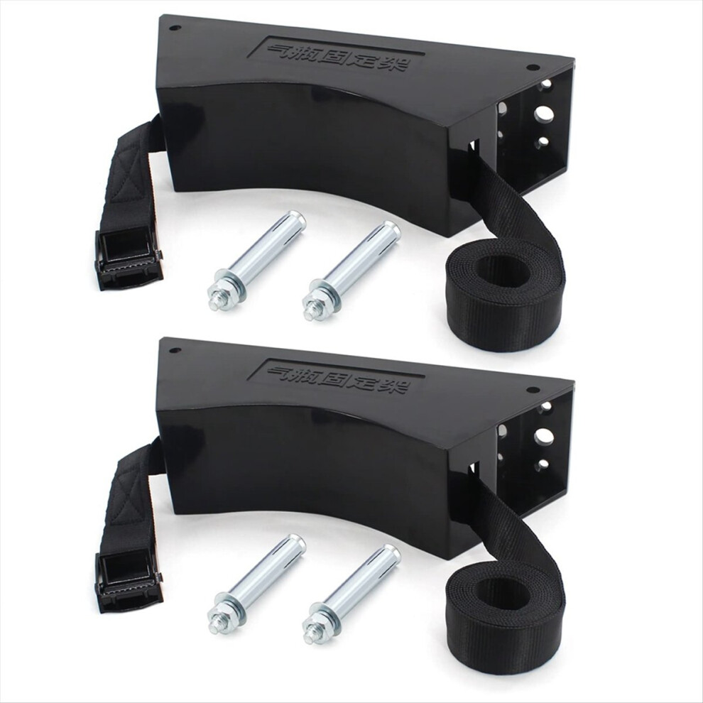 Propane Tank Holder Gas Cylinder Wall Mounted Bracket With Screw 2Set 4852883803522