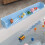 Protector contra salpicaduras de silicona para bañera infantil, color azul 4