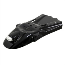 Guardabarros trasero para motocicleta (2014-2019), color negro