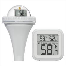 Termómetro flotante para piscina con sensor de temperatura para piscina exterior