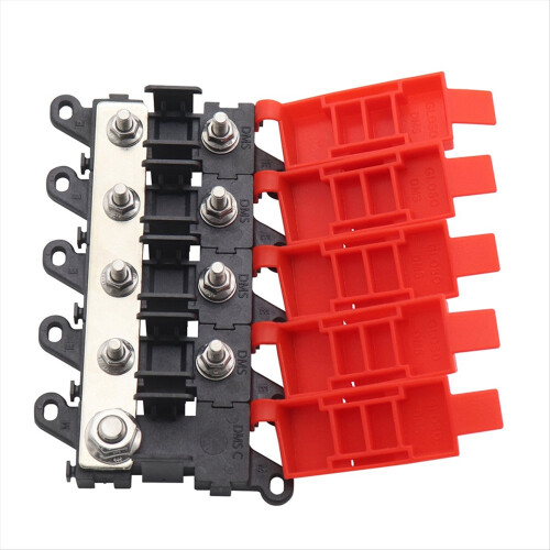 4 Way Distribution Block 200A Bolt on Fuse Type Power 1