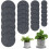 Conjunto de 24 bases para plantas absorventes e impermeáveis 1