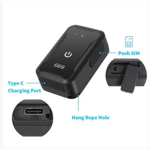G68 Mini 4G GPS Tracker voor Kinderen, Ouderen, Activa, Fiets 2