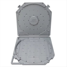 10 inch lege cassette-opbergdoos voor geluidsbanden, grijs