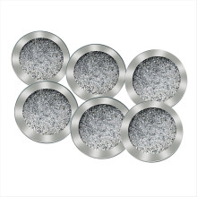 Glasuntersetzer mit Diamantmuster, Kristallspiegeluntersetzer