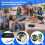 Cd Player with Speaker USB Anti-Skip Earbuds Included 4