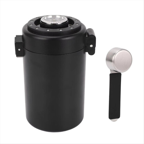 Δοχείο καφέ από ανοξείδωτο ατσάλι 600ml - Αεροστεγής αποθήκευση διπλής στρώσης 1