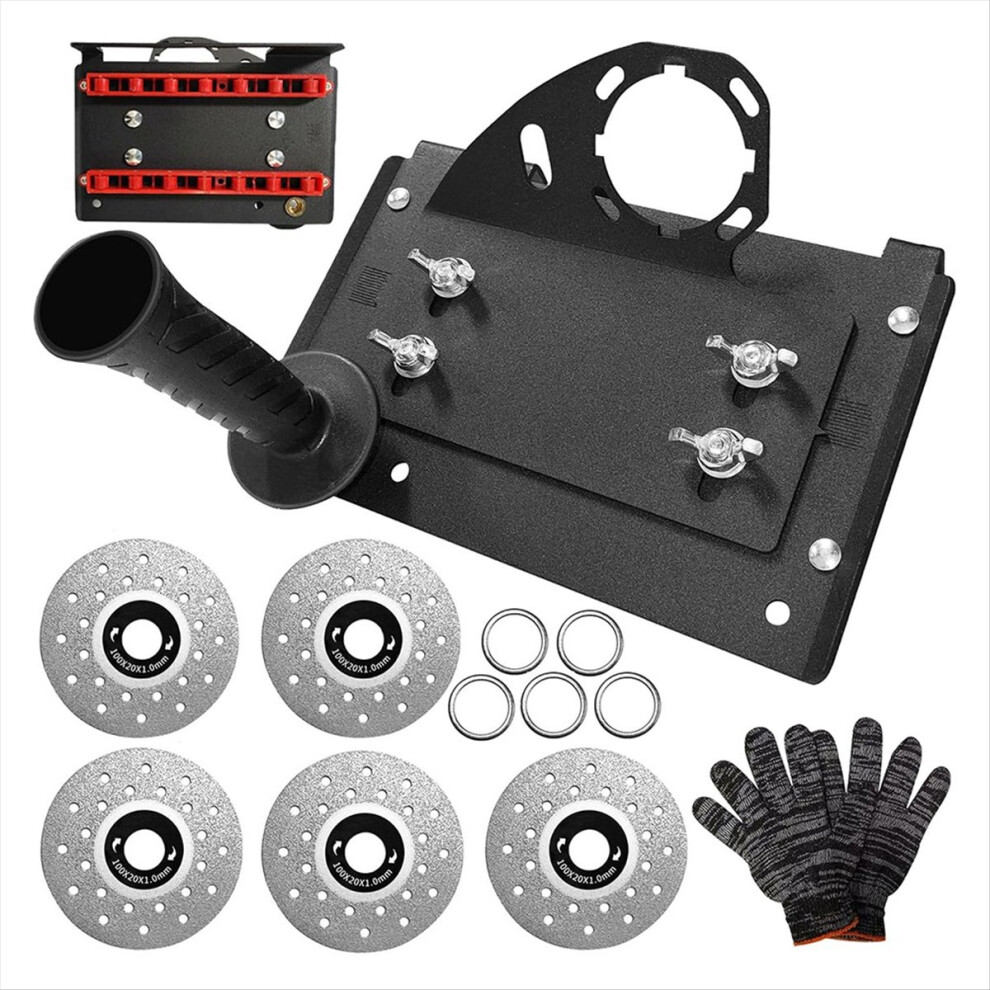 45 Degree Tile Chamfering Tool, Angle Grinder Stand Cutter Holder 4852742590907