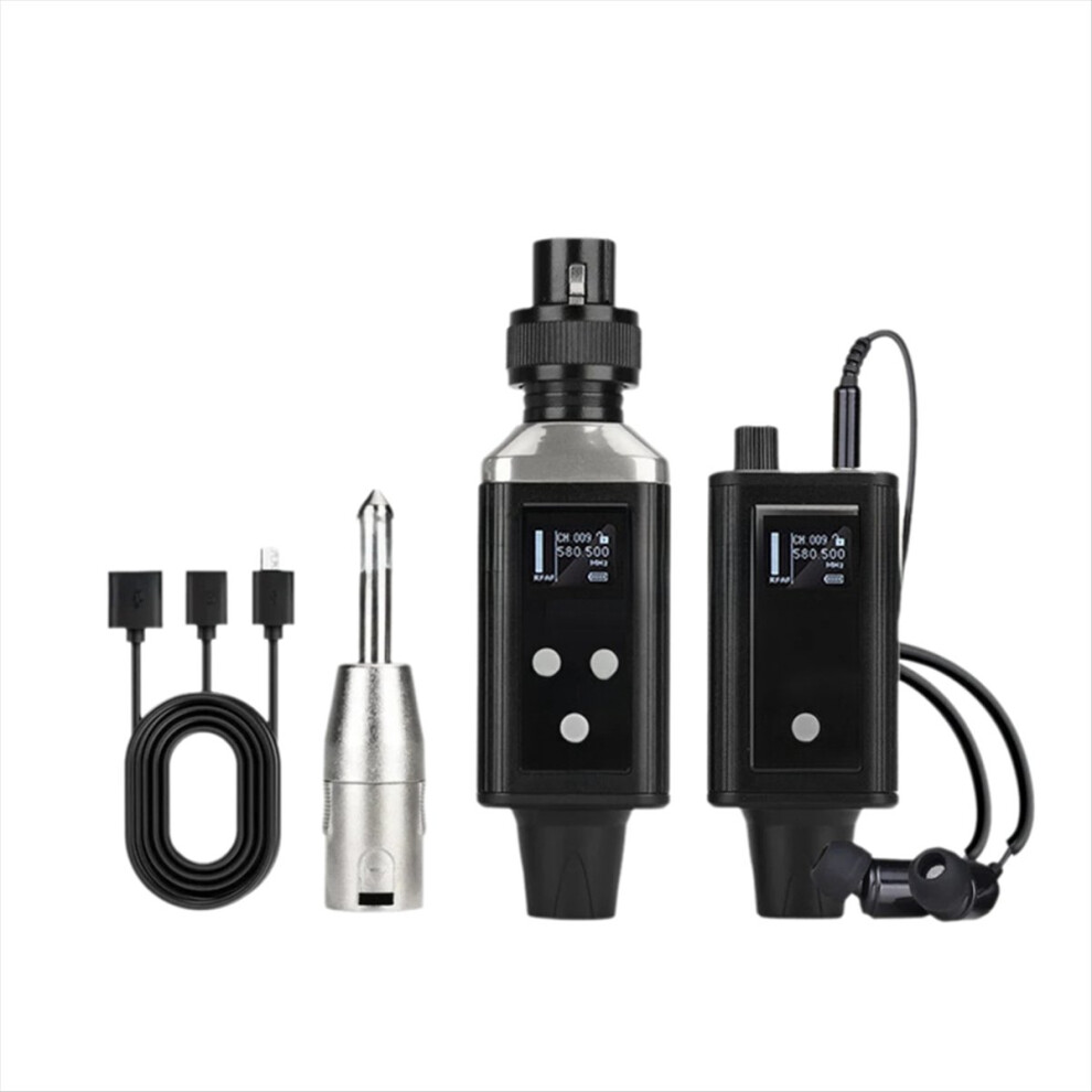 Uhf Stereo Wireless Monitor System Wireless Real-Time Earphones 4852742599351