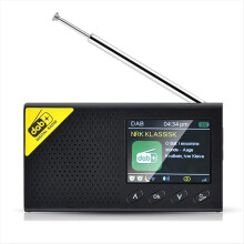 Stereo radio 2,4 inch LCD-kleurenscherm digitale signaal-uitzendadapter