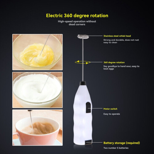 Automatic Blender Handheld Foam Machine Coffee Stirring Stick 2