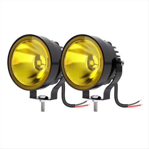 2pcs 4 Inch Led Work Light for Motorcycle ATV Boat Yellow