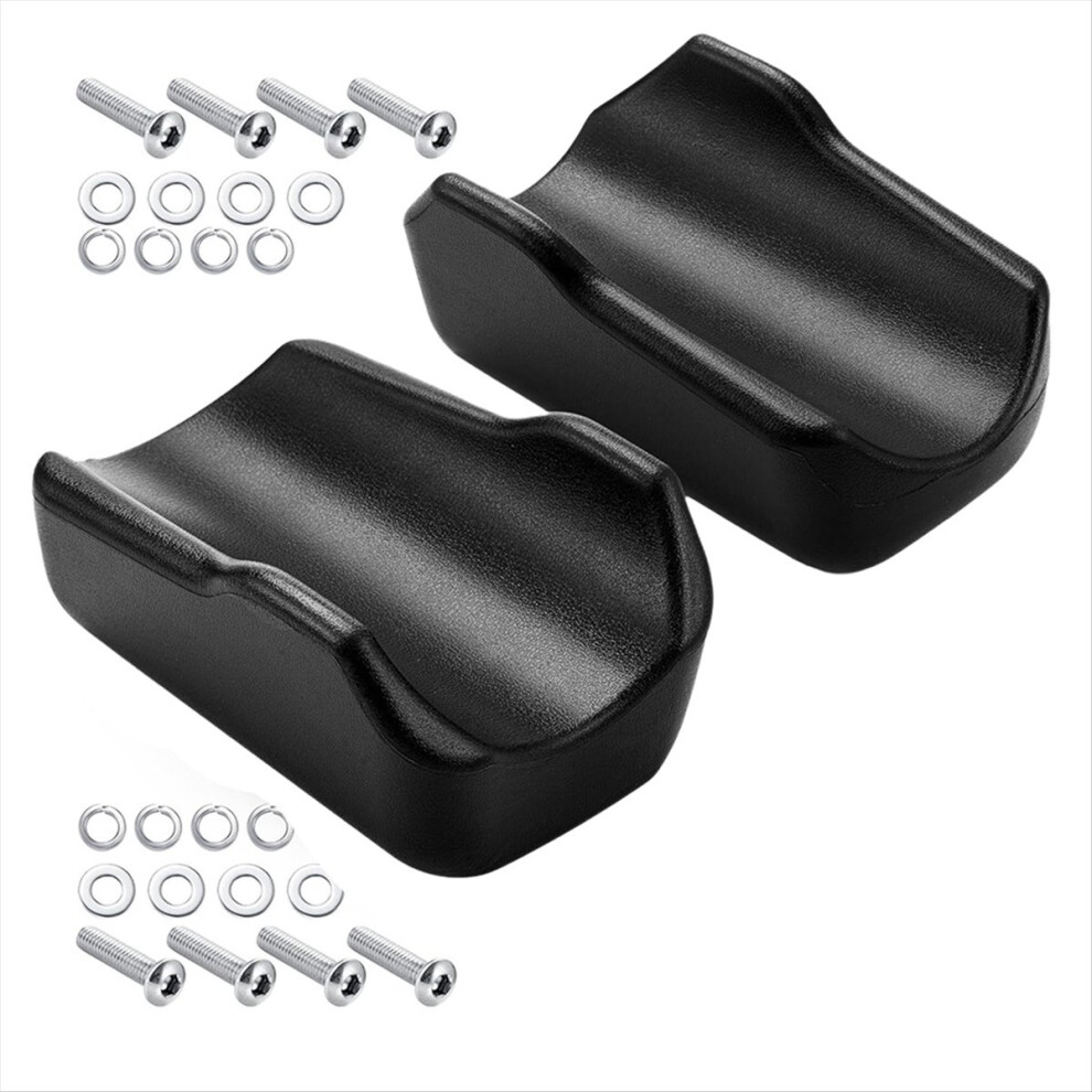 Black 2 Pcs Rollator Armrest Pad Upright Walker Forearm Pads Walker