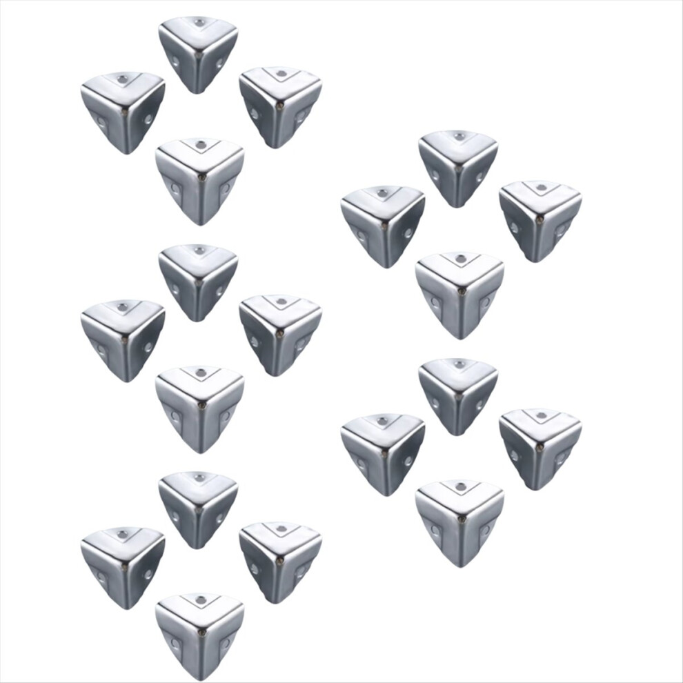 20Pc Metal Wooden Wine Box Corner Protection Flight Air Case 4852742589512