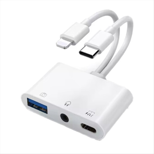 Adaptador OTG de 3,5 mm para interface Tipo C para USB 3.0