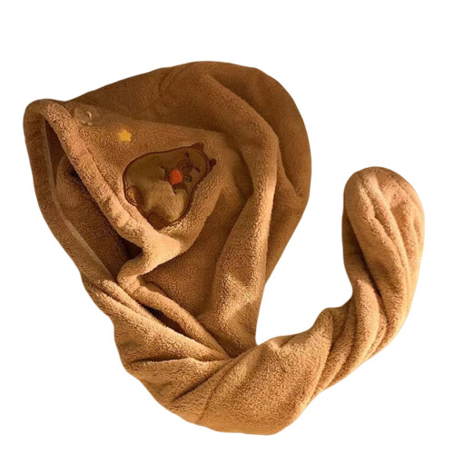 Capybara Serviette capillaire absorbante en microfibre pour-kaki