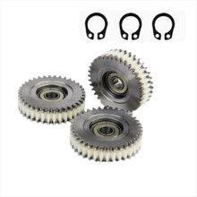 3 engrenages 36T avec circlips pour moteur 250W