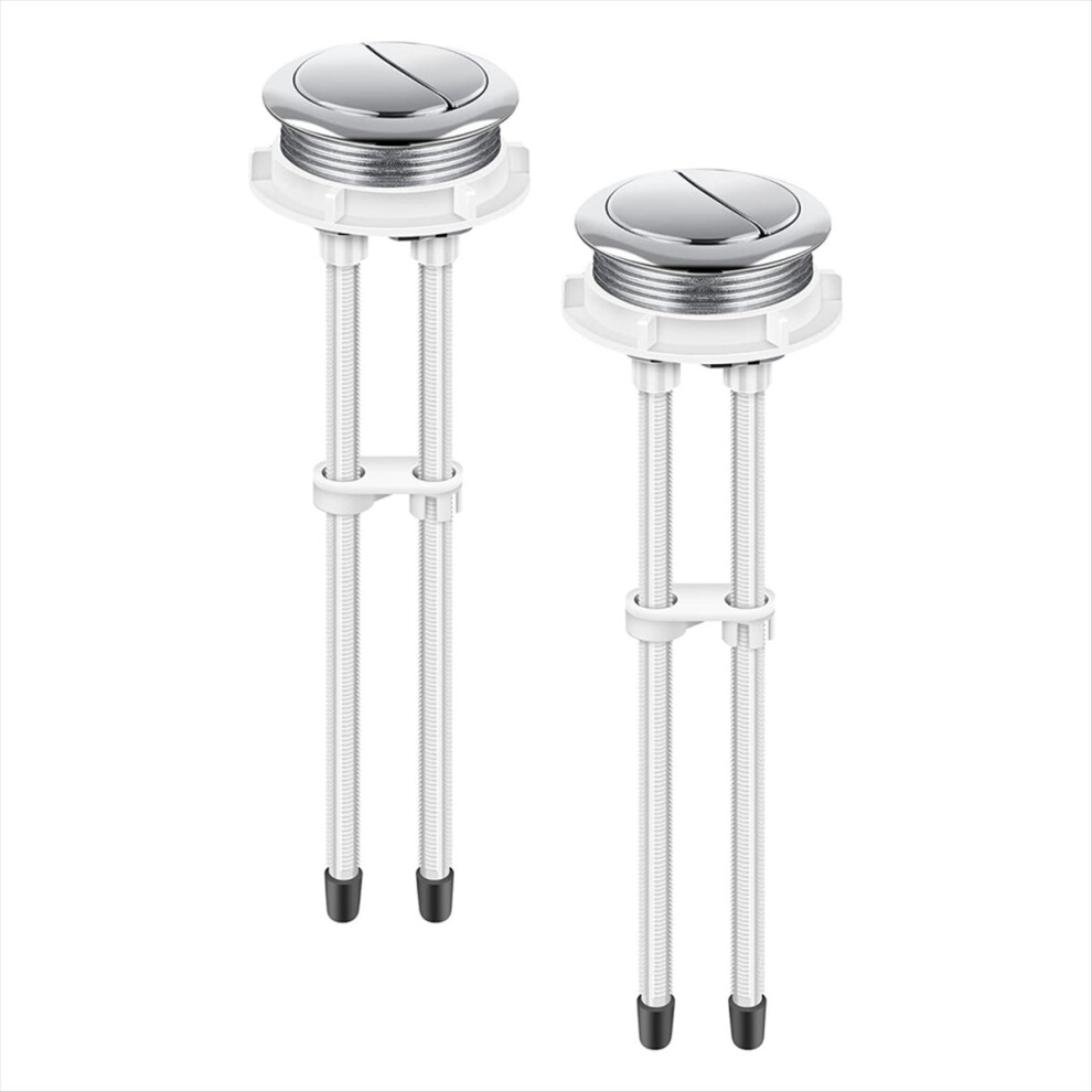 2Pcs Toilet Tank Buttons, Flush Valve Dual Push Button Replacement 4852742588881