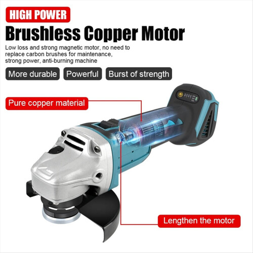 For 18v Battery Power Tools Grinder Tool Electric Grinder 2