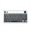 Clavier sans fil mini trackball, 78 touches, Bluetooth 1