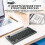 Clavier sans fil mini trackball, 78 touches, Bluetooth 4