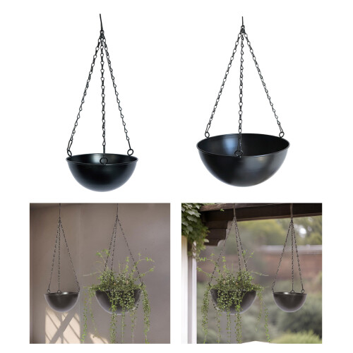 Hanging Baskets Garden Flower Containers Pots Large-large 2