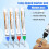 12 Pcs Multipurpose Deep Hole Marker Pens, Long Head Deep Hole Marker 3