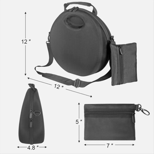 Estojo de transporte à prova de choque para Onyx Studio 5 e 6, preto. 2