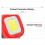 COB LED Emergency Work Light Portable Flashlight 4 Lighting Modes 5