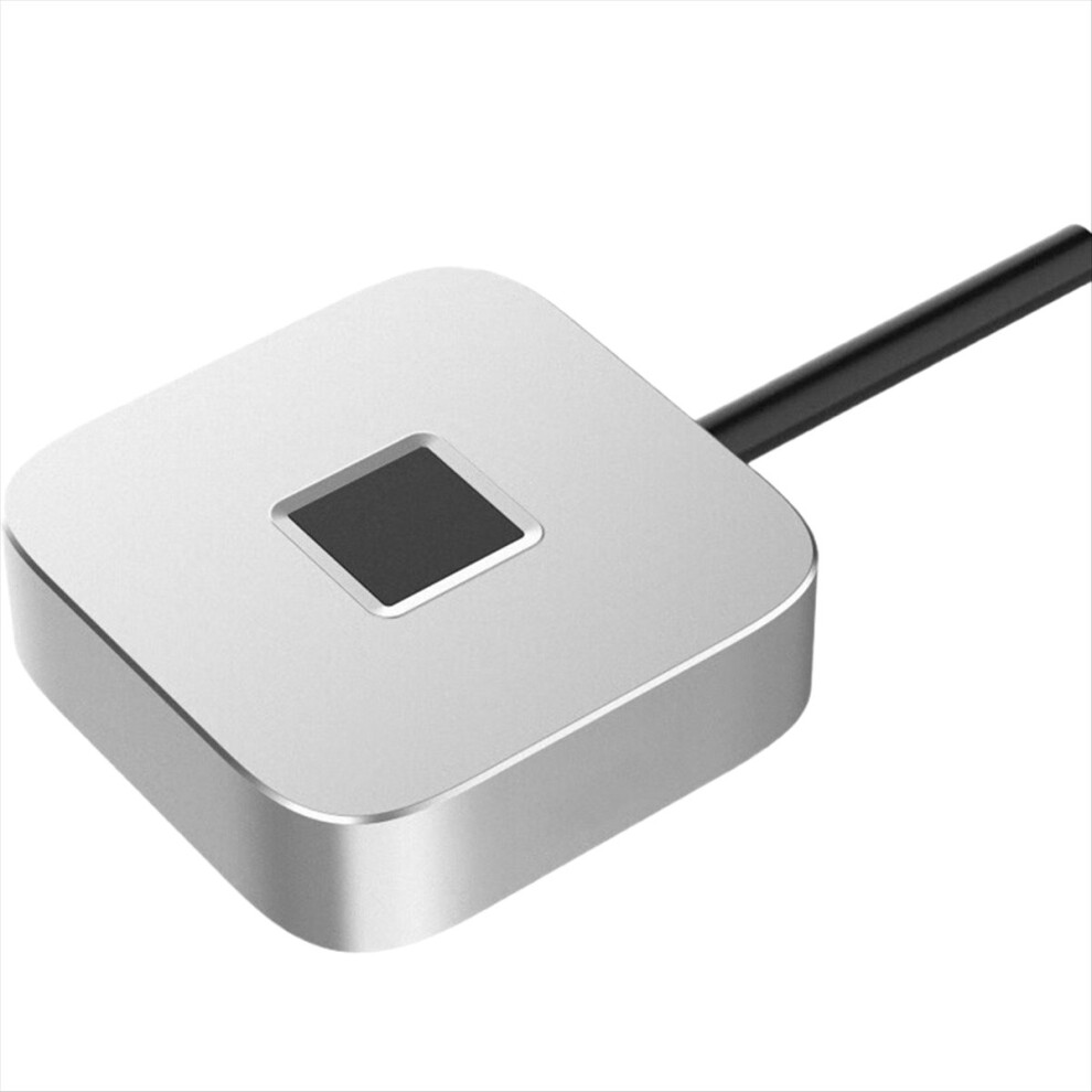 Hello Biometric Fingerprint Login Lock Screen Usb Reader Silver 4852742588232